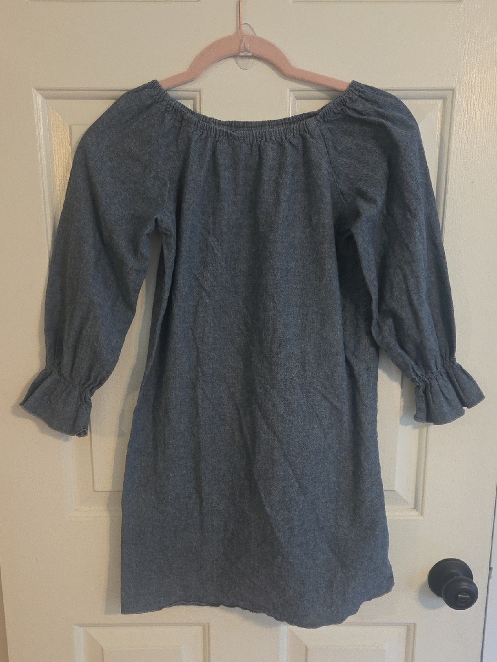 Lolly Wolly Doodle Chambray Dress Sz 8